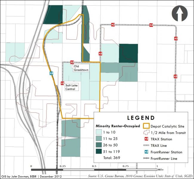 Depot District sample map three.
