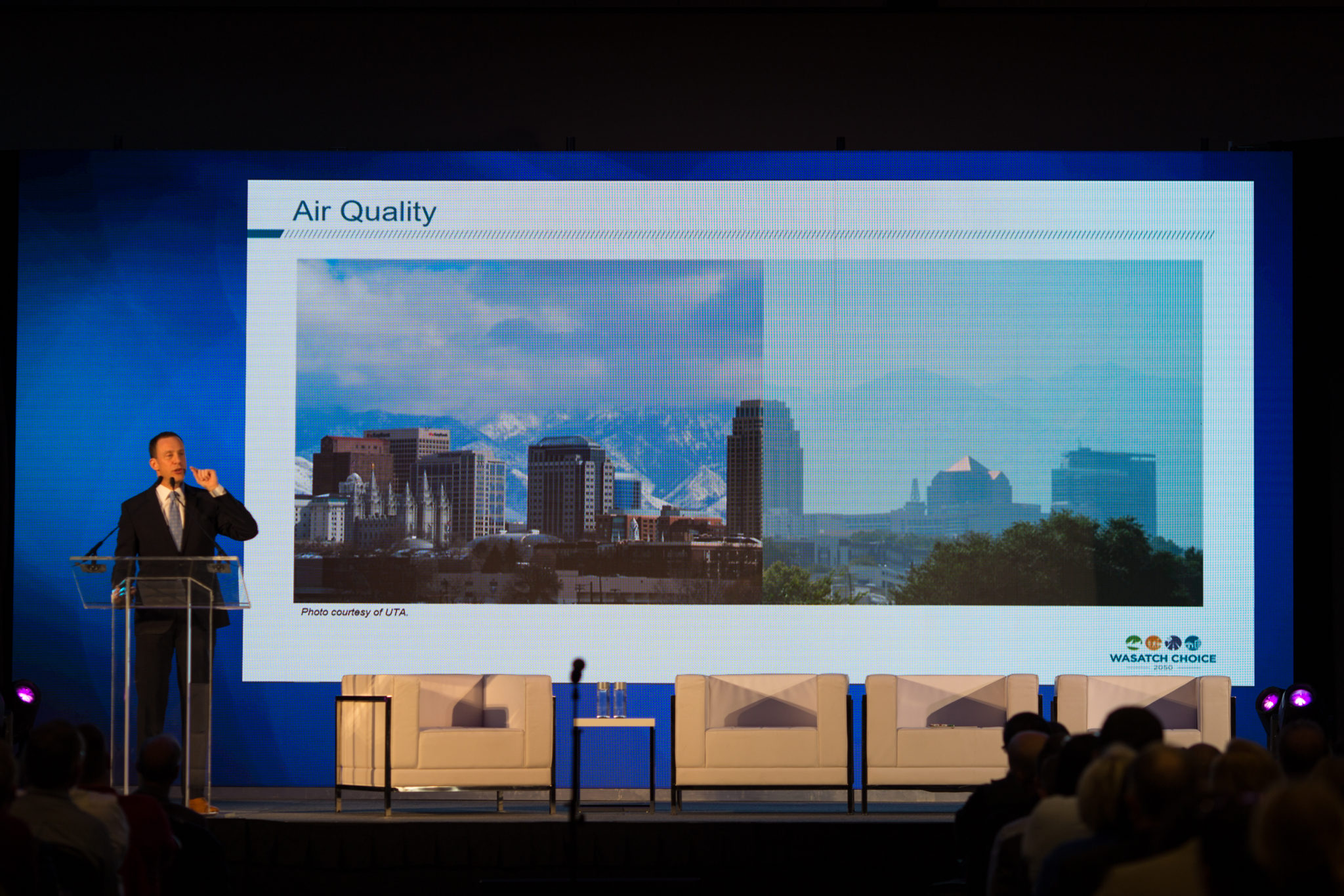 Andrew Gruber Speaks At The Wasatch Choice 2050 + Mayor's Metro Solutions Event.