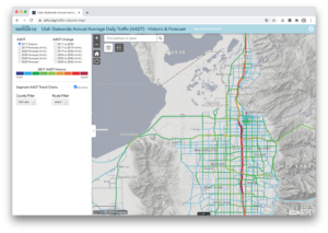 Utah Statewide Annual Average Daily Traffic (AADT) - Historic & Forecast