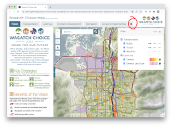 Wasatch Choice Map